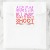 Sticker Carré ARCHERY FUNNY TEE - Daddy's Girl (Sac)