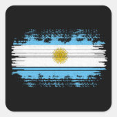 Sticker Carré Argentina flag (Devant)