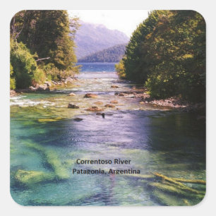 Sticker Carré Argentine, Patagonie