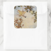 Sticker Carré "Ariel et l'abeille" par Edmund Dulac (Sac)