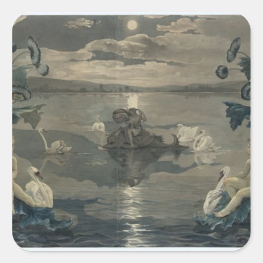 Sticker Carré Arion's Sea Journey, 1809 (Devant)