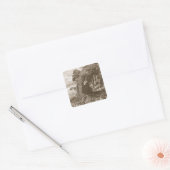 Sticker Carré Aristeus Compels Proteus to Reveal his Oracles, 17 (Enveloppe)