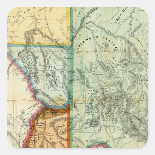 Sticker Carré Arizona (Devant)