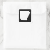 Sticker Carré Arkansas en blanc (Sac)