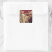 Sticker Carré Arlequin, Pierrot et Scapin, Acteurs de la Com (Sac)