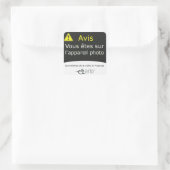 Sticker Carré Arlo - Français (Sac)