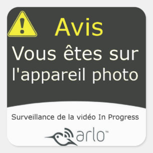 Sticker Carré Arlo - Français