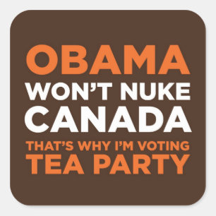 Sticker Carré Arme nucléaire Canada