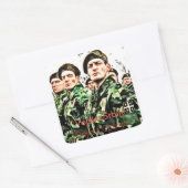 Sticker Carré Armée serbe (Enveloppe)