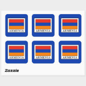 Sticker Carré Arménie (Feuille)
