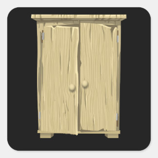 Sticker Carré Armoire de meuble pour sacs à rayures