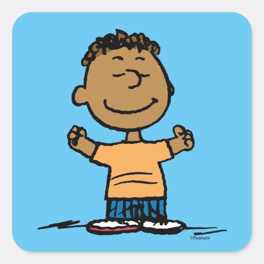 Sticker Carré Armoiries de Franklin (Devant)