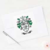 Sticker Carré Armoiries de Gallagher (Enveloppe)