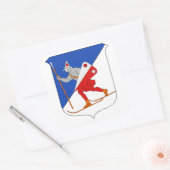 Sticker Carré Armoiries de Lillehammer (Enveloppe)