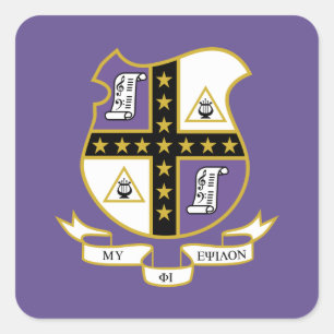 Sticker Carré Armoiries de Mu Phi Epsilon