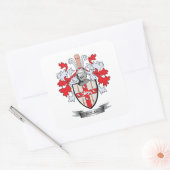 Sticker Carré Armoiries de Nolan (Enveloppe)