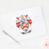 Sticker Carré Armoiries de Reid Family Crest (Enveloppe)
