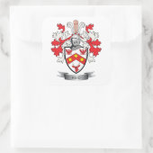 Sticker Carré Armoiries de Reid Family Crest (Sac)