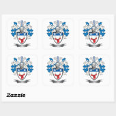 Sticker Carré Armoiries de Thomson Family Crest (Feuille)
