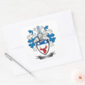 Sticker Carré Armoiries de Thomson Family Crest (Enveloppe)