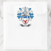 Sticker Carré Armoiries de Thomson Family Crest (Sac)