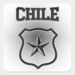 Sticker Carré Armoiries du Chili