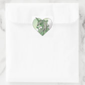 Sticker Carré Aromantic Aro Pride Unicorn Zen Doodle (Sac)