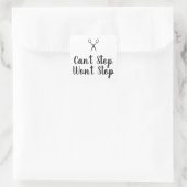 Sticker Carré arrêt de la condition (Sac)