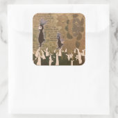 Sticker Carré Arrêter les pas 2012 (Sac)