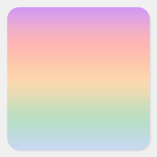 Sticker Carré Arrière - plan de dégradé de couleur arc-en-ciel (Devant)