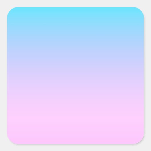 Sticker Carré Arrière - plan dégradé bleu et rose (Devant)