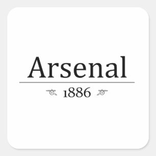 Sticker Carré Arsenal 1886