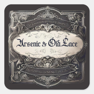 Sticker Carré Arsenic & Old Lace Victorian