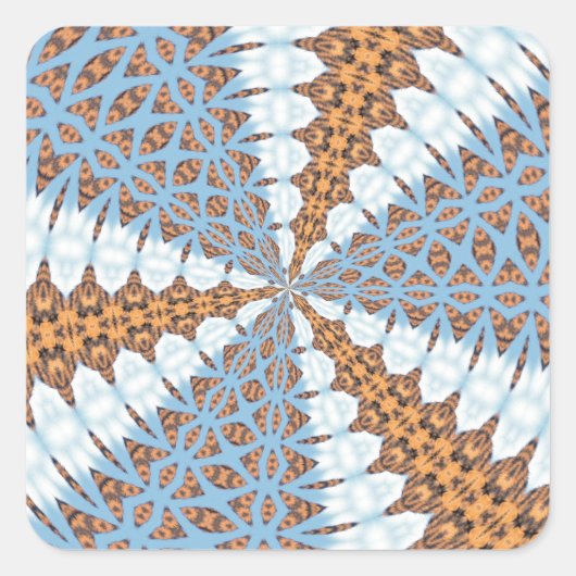 STICKER CARRÉ ART ABSTRAIT (Devant)