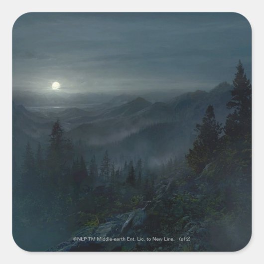 Sticker Carré Art de concept (Devant)