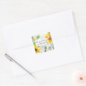 Sticker Carré Art Écriture | John 11:41 (Enveloppe)