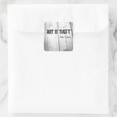 Sticker Carré ART EST VOL Citation Pablo Picasso (Sac)
