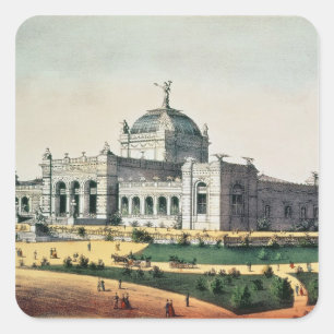 Sticker Carré Art Gallery