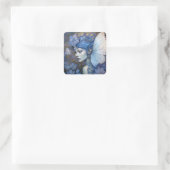 Sticker Carré Art Imaginaire Fairy Bleu (Sac)
