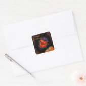 STICKER CARRÉ ART LADYBUG (Enveloppe)