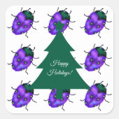 STICKER CARRÉ ART LADYBUG (Devant)