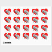 Sticker Carré art manatee (Feuille)