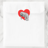 Sticker Carré art manatee (Sac)