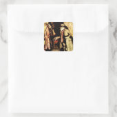 Sticker Carré Arthur Rackham - A Christmas Carol - Grumpy (Sac)