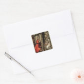 Sticker Carré Arthur Rackham | Petit chaperon rouge (Enveloppe)