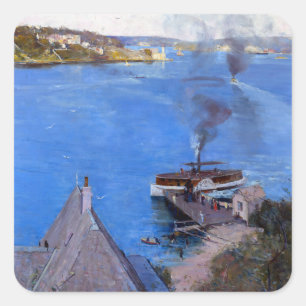 Sticker Carré Arthur Streeton Arthur Streeton McMahon's Point