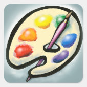 Sticker Carré Artiste (Devant)