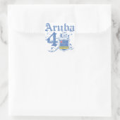 Sticker Carré Aruba à vie (Sac)