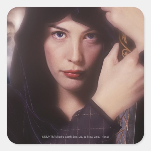 Sticker Carré ARWEN™ avec épée (Devant)