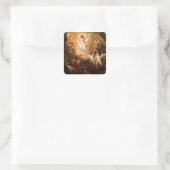 Sticker Carré Ascension du Christ avec les anges (Sac)